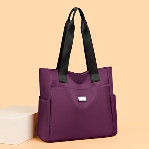 Túi Tote Nữ DISSEFA-TECH Chất Liệu Nylon Nhiều Ngăn Đeo Vai Kiểu Giản Dị Có Khóa Kéo Thích Hợp Đi Mua Sắm Đi Làm Đi Du Lịch Hàng Ngày