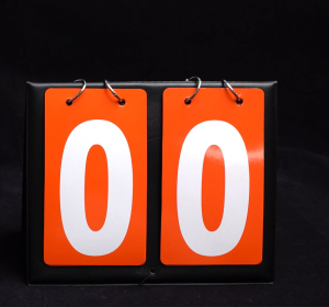 กระดานคะแนนแบบพลิก 2 หลัก - เครื่องนับคะแนนแบบแมนนวล 2 หลัก สำหรับกีฬาบนโต๊ะ: บาสเกตบอล เบสบอล วอลเลย์บอล