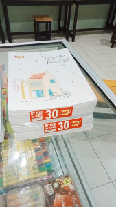 (Harga Per Pak isi 10) Buku Tulis 50 Lembar You by Kiky BUKU TULIS MURAH 38 LEMBAR MERK YOU BY KIKY Buku Tulis You Kiky 30 Halaman Motif Random