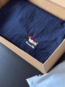 Quần Short Nylon Thêu Họa Tiết Chó Mùa Hè Cho Bé Trai Và Bé Gái Quần Short Đi Biển Năm Điểm Nhanh Khô Thoáng Khí