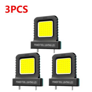 14W LED Power Tool Parts For Makita For Milwaukee For Bosch For DeWALT For Parkside For Hitachi Lithium Battery Work Lamp Lights