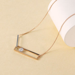 Chow Sang Sang 周生生 Daily Luxe Fantasy 18K Gold Diamond Necklace 93104N