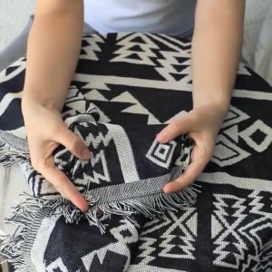 Thảm phủ ghế sofa thảm khăn trang trí vintage nhập khẩu cao cấp sử dụng 2 mặt nhiều kích thước Khăn phủ sofa trải sàn dễ dàng mang theo đi du lịch picnic dã ngoại