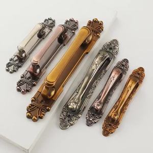 Bronze R Cabinet By Handle European Classical Vintage Furniture Cabinet Handle Kitchen Zinc Alloy Drawers Handle