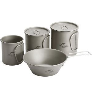 NatureHike | Folding Titanium Cup And Tableware Set For Outdoor Camping Portable