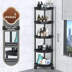 MEIKAIBIN | Free-standing Wallless Narrow Space Bathroom Organizer
