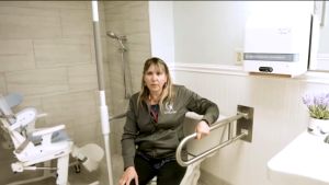 BATHROOM SUS 304 HANDICAP SAFETY GRIP HANDRAIL SWING GRAB BAR PEMEGANG TANDAS...