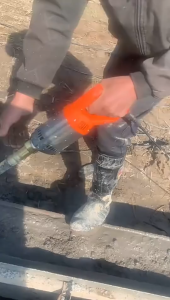 Handheld Portable 35MM 1800W Concrete Vibrator With New Elcetric Motor