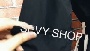 ชุดเซต SEVY เสื้อ+กางเกง / Sevy Never Give Up T-Shirt With Dark Denim Skirt Sets