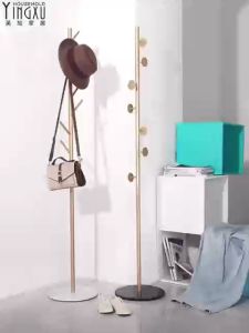 Nordic Bedroom Storage Solutions: Bedhead Storage Shelf & Fork Clothes Rack