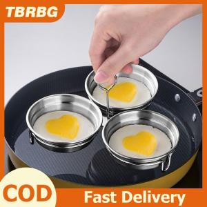 TBRBG Stainless Steel Egg Poacher Poaching Pan Mould Egg Steamer Steamed Egges Mold Hoousehold Kitchen Cooking Tool Gadget
