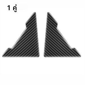 1 คู่/2 คู่ของฟิล์มน้ำมันป้องกันรอยขีดข่วนลายคาร์บอนไฟเบอร์ แถบป้องกันรอยขีดข่วนและป้องกันการชนกันสำหรับขอบประตูรถยนต์ ป้องกันรอยขีดข่วนเมื่อเปิดประตู ฟิล์มป้องกันรถยนต์ อุปกรณ์เสริมในรถยนต์