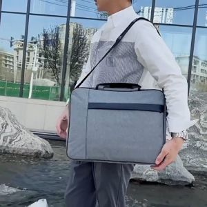 Laptop Bag for Men 14-15.6inch Laptop Case Waterproof Computer Bag With Strap Office Businiess Bag