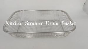 SSJ Saringan Segi Stainlees Peniris Gorengan Tirisan Segi Lubang Saringan Segi Tirisan Minyak Goreng