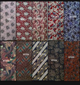 GOBEST kain batik printing halus dan lembut motif mewah bagus harga per 0.5meter bahan batik 030-039