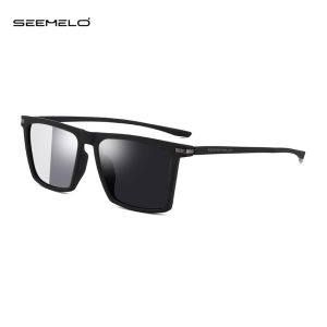 SEEMELO Men Sunglasses TAC Polarized Driving Glasses Outdoor Sports Glasses UV400 Lightweight Eyewear Clean Vision Sunglasses Cycling Riding Running Glasses