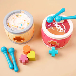 Baby Drum Colorful Rolling Drum Musical Instrument Toy Toddler Educational Percussion Kit for Boys and Girls Musical Instrument