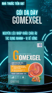 Dạ dày Gomexgel hỗ trợ hạn chế viêm loét dạ dày ăn không tiêu