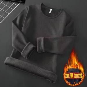 Shopping Mall Counter Withdrawal Big Sale Leak Picking Fleece-lined Thickened Long Sleeves T-shirt Female Thermal Bottoming Shirt Winter Clothes Tops