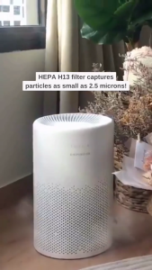 IUIGA 3-in-1 Air Purifier with HEPA H13 Filter | CADR 350 PM2.5 Sensor | Quiet & Energy-Saving for Bedroom/Office