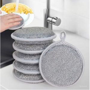 [COMBO 3] Miếng Rửa Chén Bát Xoong Nồi Bọt Biển  Giẻ Rửa Bát Dây Kim Loại Búi Sắt Cọ Nhà Bếp Mẫu Mới Vệ Sinh Sạch Sẽ