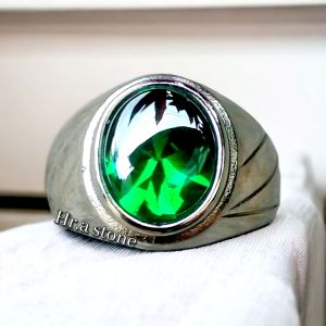 CINCIN BATU GREEN AQUAMRINE CUTTING BAWAH