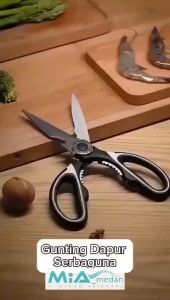 MiA Gunting Besar Jumbo (5 in 1) 21.5cm + Sarung Penutup: Solusi Dapur Anda