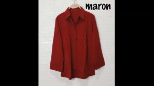 T-OS Atasan Wanita Kemeja Blouse Simple Modern Trendy Kekinian SL2