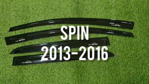 กันลม กันสาด คิ้ว ดำทึบ 4ชิ้น เชฟโรเลต  CHEVROLET SPIN ใส่ร่วมได้ทุกรุ่น