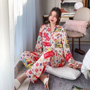 💥 ชุดนอนผ้าซาติน 2ชิ้น 💕 พร้อมส่ง 💥 คอปก, ผ้าลื่น, ใส่สบาย