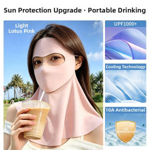 WANBAOLV | High-Quality UV Protection Face Cover with UPF50+ Full Face and Neck Protection