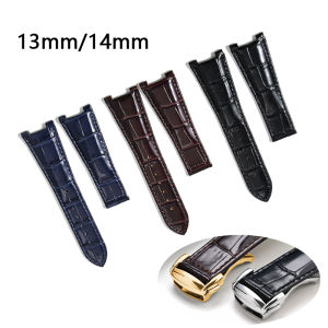 Genuine Leather Watchband For Omega Constellation 131.33 Series Strap Notch 25*13mm 25*14mm Business Waterproof Watch Band
