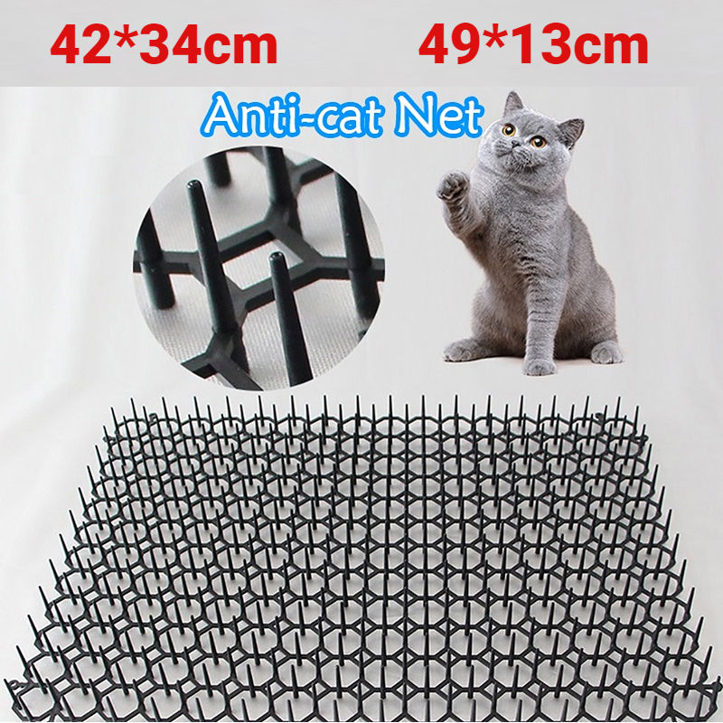 Garden Anti-cat Net Plastic Prevent Cat Thorn Mat Pet Anti-stab Pad Repelling Animals Multi-function Protective Net