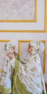 Mukena Couple Ibu Anak Terbaru Rayon Motif Premium Jumbo Grosir - Bisha Official