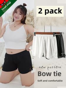 2021 New plus Size Womens Safety Pants Set Two Pieces Summer Clothes Slimming Effect Big Size Female Clothing Matching