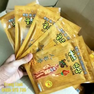 [Combo 5 gói] Cao dán hồng sâm hàn quốc Insam vàng 25 miếng chính hãng - tranglinhkorea