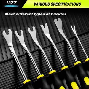 6Pcs Auto Upholstery Trim Panel Removal Tool Set | Car Trim Removal Tool Fastener Remover Kit with Storage Bag
