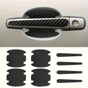 8PCS door handle sticker scratch-proof car door protective sticker door bowl protective film