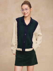 Champion | Retro Spliced Knitted Cardigan
