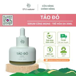 Combo 3 serum tảo đỏ DVi nature giúp tái tạo da trẻ hóa da se khít lỗ chân lông cấp ẩm và cung cấp dưỡng chất cho da