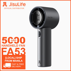JISULIFE Pro1s Mini Fan Rechargeable Handheld FA53 Fan100 Gear Wind Speed Metal Body Digital Display 5000mAh 3600mAh