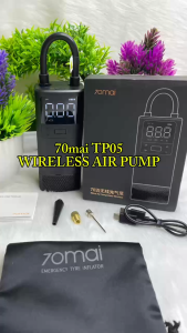 70mai TP05 Car Tire Wireless Air Pump Portable Digital Air Compressor 150PSI Rechargeable 2500mAh Battery Capacity