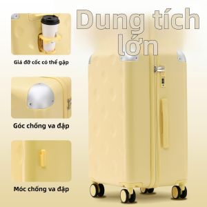 Gradient Color Multi-functional Large Capacity Travel Luggage