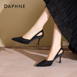 Daphne | Lace Hollow Fine Heeled Sandals Breathable