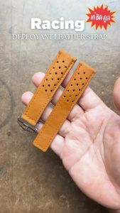 สายนาฬิกาแบบหนังรุ่น Racing Deployant Style