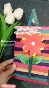 Stik Es Krim Kayu Warna-Warni Isi 480-500pcs: Aksesori Kerajinan Anak