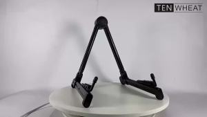 Folding Guitar Stand A Frame Floor Musical Rack Holder Rubber Feet Anti Slip Tripod for Banjo Acoustic Guitar Ukulele