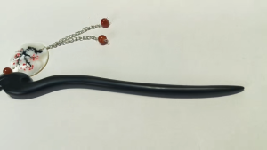 Light Luxury Chinese Style Shell Carving Hair Stick