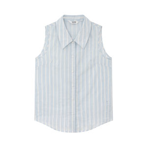 Elegant Stripe Sleeveless Vest Female Summer New 2026 Trendy Versatile