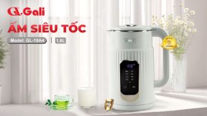 Ấm siêu tốc Gali GL-18A4 2 lớp INOX 304 nguyên khối màn hình hiển thị độ giữ ấm bảo hành 24 tháng